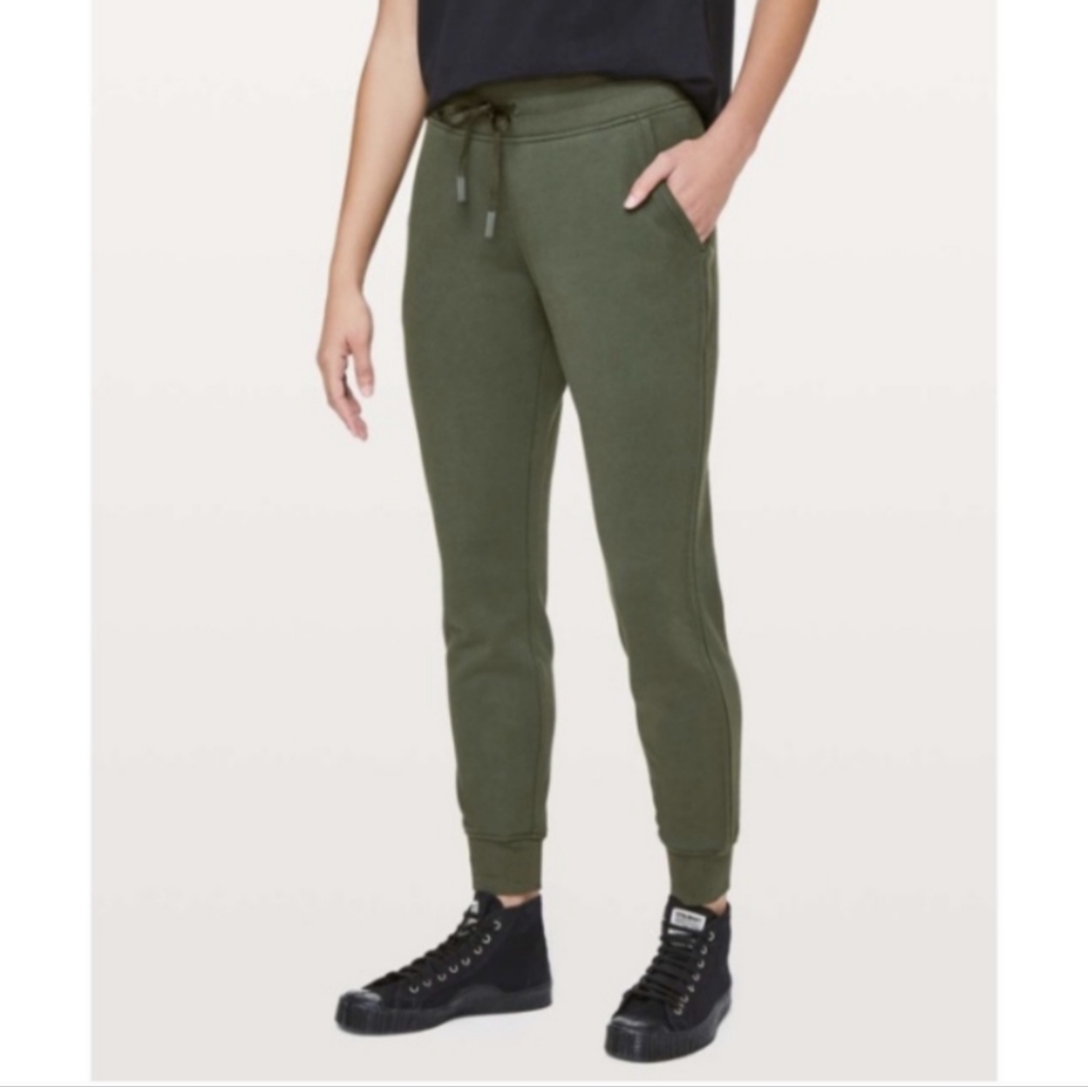 Lululemon Athletica Olive Green Joggers